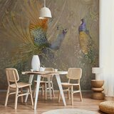  Foto tapeta - Peacocks in dance - bird motif among an abstract pattern with ornaments 300x210 Vodootporna | shoptok.hr