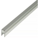KANTOFLEX Kotni profil (Do x Š x V: 1.000 x 12,9 x 24 mm, Debelina: 1,5 mm, Aluminij, Eloksirani, Srebrna) | Shoptok.si