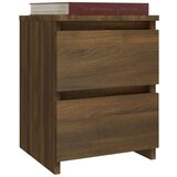  Noćni ormarići 2 kom boja smeđeg hrasta 30 x 30 x 40 cm drveni | shoptok.hr