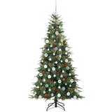 vidaXL Umetno Zložljivo Božično Drevo Zelena 180 cm PE in PVC | Shoptok.si