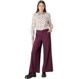 I AM Lahkotne hlače & Harem hlače Alice wide pant L023 Bordo Cene