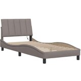  posteljni okvir brez vzmetnice Taupe 80x200cm Tkanina | Shoptok.si