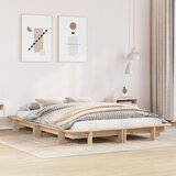 Furnova Posteljni okvir brez vzmetnice 140x190 cm trdna borovina, (21942900) | Shoptok.si