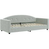  Dnevni krevet na razvlačenje svjetlosivi 90 x 200 cm bar&amp;scaron;unasti Slike