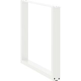  Noge stolića za kavu U-oblika 3 kom bijele 80x(72-73) cm čelik | shoptok.hr
