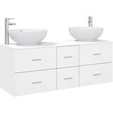  Set namještaja za kupaonicu 3 kom. Bijela 49,5 x 44,5 x 65 cm | shoptok.hr