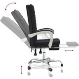  Uredski naslonjač od umjetne kože crni | shoptok.hr