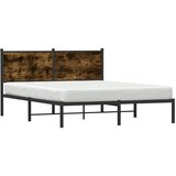  Metalni okvir kreveta bez madraca boja hrasta 140x190 cm | shoptok.hr