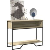  Konzolni stol boja hrasta 100 x 35 x 74 5 cm konstruirano drvo Cijene