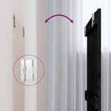  Uzglavlje za krevet Crno 82,5 x 3 x 90 cm od masivne borovine | shoptok.hr