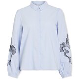 Vila Vesta Shirt - Kentucky Blue/Black Beu Plava | shoptok.hr