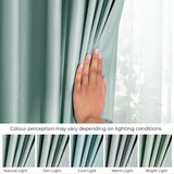 Restilo Svijetlo zelena zavjesa za djelomično zamračenje od samta 140x270 cm Pleat – | shoptok.hr