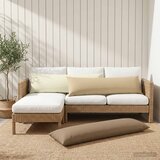 Jastuk s jastukom HEERLEN Krem 40 x 145 cm Poliester | shoptok.hr