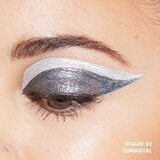 NYX Professional Makeup Epic Wear Metallic Liquid Liner dugotrajni gel eyeliner nijansa 02 - Gun Metal 3,5 ml | shoptok.hr