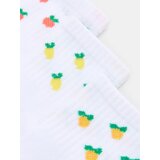 Sinsay Rebraste čarape s motivom voća 3 pack | shoptok.hr