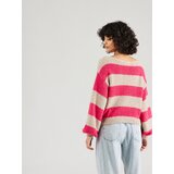 Vila Pulover 'CHOCA' bež / temno roza | Shoptok.si