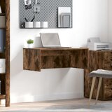  Stol za zid Dimljeni hrast 80 x 45 x 30 cm Konstruirano drvo | shoptok.hr
