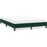  Okvir kreveta bez madraca tamnozeleni 160x210 cm baršun | shoptok.hr
