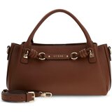 Guess Ročne torbice Camelia 3 Comp Satchel Kostanjeva Cene