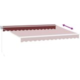 Tenda na ručno uvlačenje bordo 350 x 250 cm | shoptok.hr