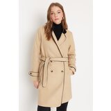 Trendyol Coat - Beige - Double-breasted | Shoptok.si