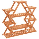  Stalak za cvijeće 110 x 25 x 105 cm od masivne jelovine | shoptok.hr