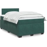 vidaXL Krevet box spring s madracem tamnozeleni 120x190 cm baršunasti Cijene