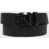 Calvin Klein Jeans Usnjen pas ženski, črna barva, K50K512068