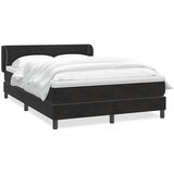 Box spring postelja z vzmetnico črna 160x210 cm žamet, (21791561) | Shoptok.si