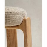 Kave Home Bež/v svetli naravni barvi barsko stol iz masivnega jesena (višina sedeža 75 cm) Granite – | Shoptok.si