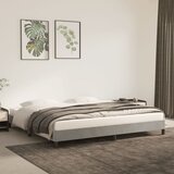  Okvir za krevet bez madraca svjetlosivi 200 x 200 cm baršunasti | shoptok.hr
