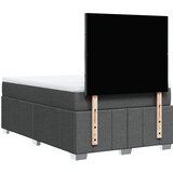  Krevet box spring s madracem tamnosivi 120 x 190 cm tkanina | shoptok.hr