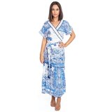Isla Bonita By Sigris Dolge obleke Dolga Midi Obleka Modra cene