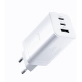 ALLITY zidni polnilec GaN PD QC ATC-01-65WACC 2x USB-C 1x USB-A 65W bela | Shoptok.si