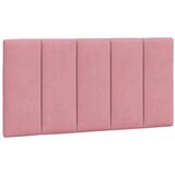  Posteljni okvir z LED lučkami roza 100x200 cm žamet | Shoptok.si