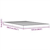 vidaXL Okvir kreveta voštano smeđi 120 x 190 cm od masivne borovine | shoptok.hr