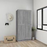 vidaXL Ormar siva boja hrasta 82 5x51 5x180 cm od konstruiranog drva Cijene
