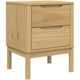  Noćni ormarić FLORO voštano smeđi 45x39x57 cm masivna borovina | Eponuda.com