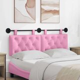  Držeće uzglavlje Zidne Ružičasta 150 x 55 x 7 cm tkanina - Ružičasta 140 cm bez LED | shoptok.hr