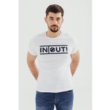 Legendww muška bela IN OUT majica 6249-9368-01-25pl Cene