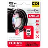 Aiwa 4K spominska kartica MicroSD XC 128GB Class 10, 90MB/s z adapterjem SD u