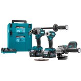 Makita aku set udarna bušilica, udarni odvijač i brusilica DK0125G301 XGT 40V Cijene