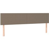  Krevet box spring s madracem LED smeđesivi 200x200 cm tkanina | shoptok.hr