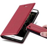 Cadorabo Ohišje, združljivo z Huawei P8 LITE 2015 v rdeče jabolko - Zaščitni ovitek z magnetnim zapiranjem, stoječo funkcijo in režo za kartice, (20560928) | Shoptok.si