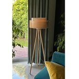  duolla - podna lampa wood boho 1xE27/15W/230V prečnik 45 cm bakarna/braon/bež | Eponuda.com