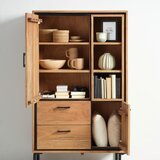 Zandiara Visoka Komoda Shiva Akacijev Les | Shoptok.si