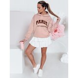 DStreet Bluza damska oversize z kapturem PARISSIA różowa | shoptok.hr