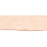  Zidna polica 60 x 20 x 4 cm od neobrađene masivne hrastovine | Eponuda.com
