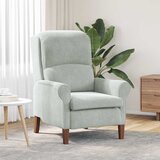  Fotelja Svjetlosiva Baršun | shoptok.hr