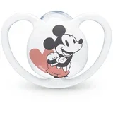 varalica silikon space mickey mouse bela, 18-36m